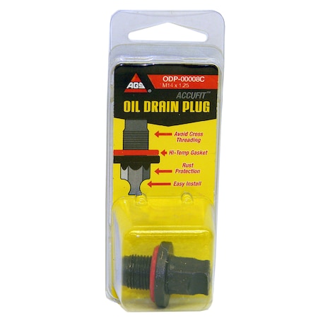 Oil Drain Plug M12x1.50, 1 Per Card